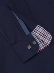 Hackett London Men Blue 100% Cotton Shirt - Image 10 of 10