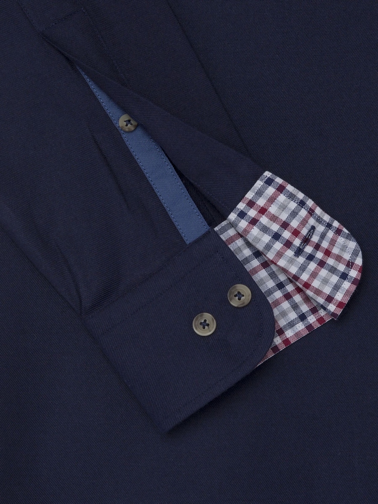 Hackett London Men Blue 100% Cotton Shirt - Image 10 of 10 Hackett London Men Blue 100% Cotton Shirt - Image 10 of 10
