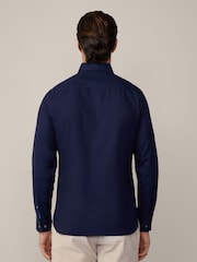 Hackett London Men Blue 100% Cotton Shirt - Image 2 of 10