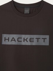 Hackett London Men 100% Cotton Black T-Shirt - Image 3 of 3
