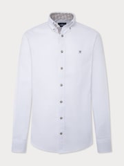 Hackett London Men 100% Cotton White Shirt - Image 1 of 4