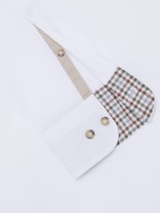 Hackett London Men 100% Cotton White Shirt - Image 4 of 4