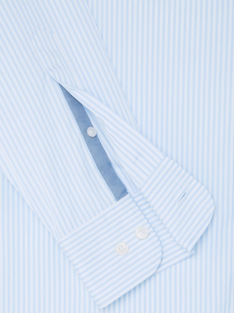 Hackett London Men Blue 100% Cotton Shirt - Image 10 of 10