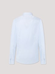Hackett London Men Blue 100% Cotton Shirt - Image 8 of 10