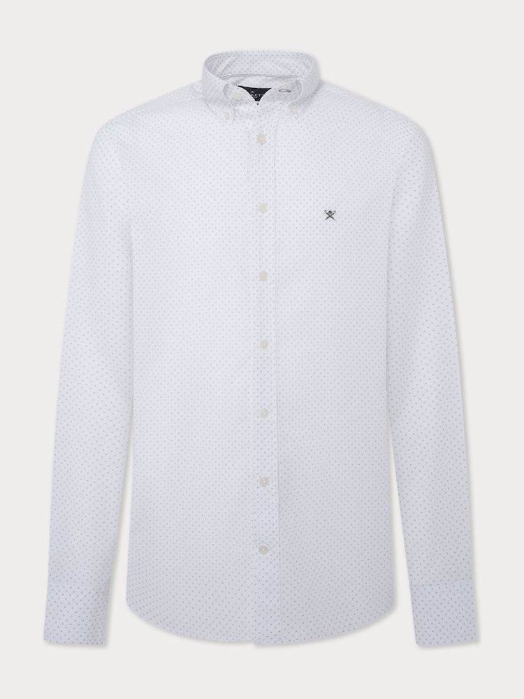 Hackett London Men 100% Cotton White Shirt - Image 1 of 4
