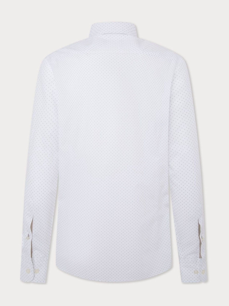 Hackett London Men 100% Cotton White Shirt - Image 2 of 4
