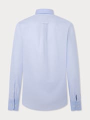 Hackett London Men Blue 100% Cotton Shirt - Image 2 of 4