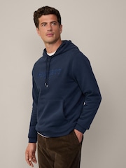 Hackett London Men Blue Hoodies - Image 4 of 8