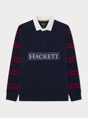 Hackett London Men Blue 100% Cotton Polo Shirt - Image 1 of 3