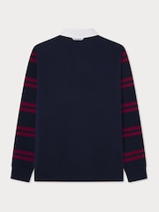 Hackett London Men Blue 100% Cotton Polo Shirt - Image 2 of 3