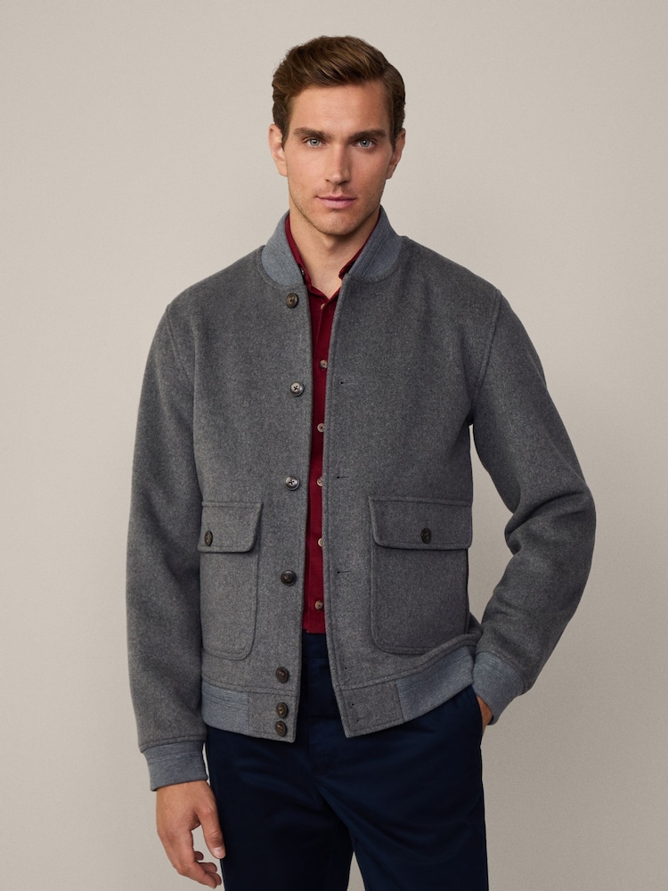 Hackett London Men Grey Coat - Image 1 of 10
