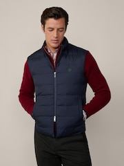 Hackett London Blaue Weste für Herren - Bild 3 von 11