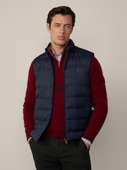Hackett London Blaue Weste für Herren - Bild 4 von 11