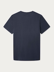 Hackett London Older Boys Blue 100% Cotton T-Shirt - Image 2 of 3