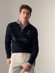 Hackett London Herren Pullover, Blau - Bild 1 von 8