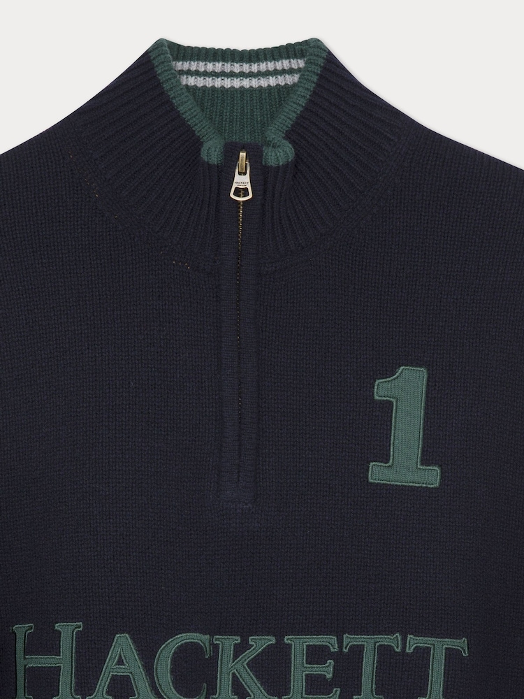 Hackett London Herren Pullover, Blau - Bild 8 von 8