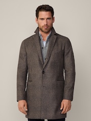 Hackett London Men Brown Coat - Image 1 of 12