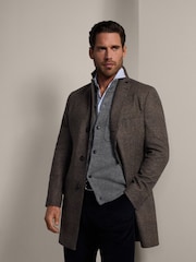 Hackett London Men Brown Coat - Image 6 of 12