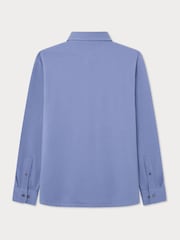 Hackett London Men Blue 100% Cotton Polo Shirt - Image 2 of 3