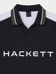 Hackett London Men Black Polo Shirt - Image 3 of 3