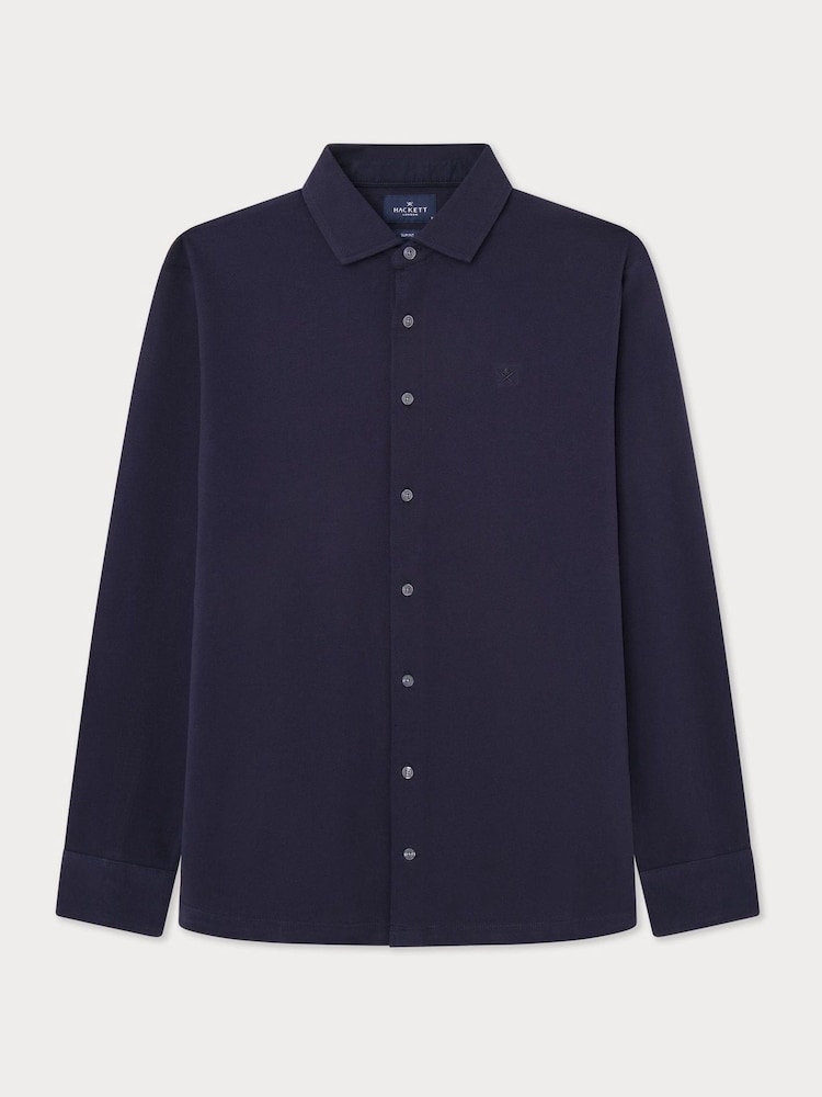 Hackett Men Blue London 100% Cotton Polo Shirt - Image 1 of 3