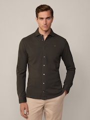 Hackett London Men Green 100% Cotton Shirt - Image 1 of 9