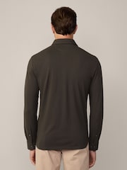 Hackett London Men Green 100% Cotton Shirt - Image 2 of 9