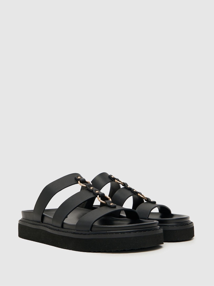 Schuh Tana Chunky Hardware Sandals - Image 2 of 4