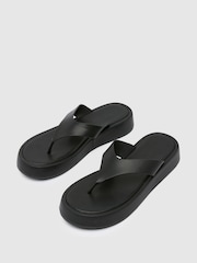 Schuh Tabitha Toe Black Thong - Image 2 of 4