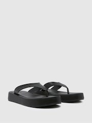 Schuh Tabitha Toe Black Thong - Image 3 of 4