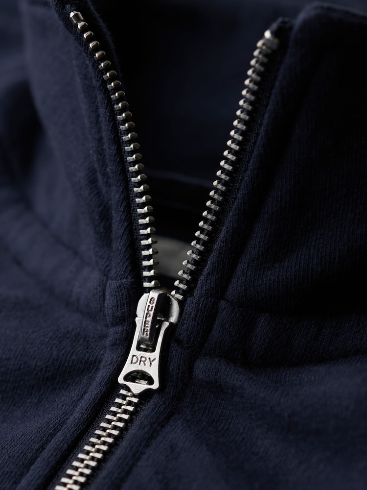 Superdry Blue Athletic Essentials Half Zip Sweatshirt - Image 3 of 7