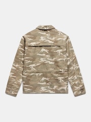 Mint Velvet Green Camouflage Denim 100% Cotton Jacket - Image 4 of 4