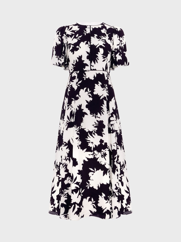 Hobbs White Petite Alva Dress - Image 4 of 4 Hobbs White Petite Alva Dress - Image 4 of 4