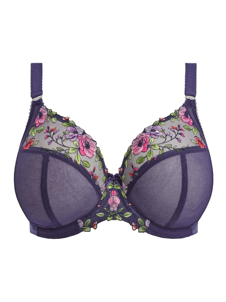 Elomi Blue Midnight Himari Underwire Plunge Bra - Image 6 of 6