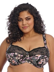Elomi Summer Garden Morgan Underwire Black Bra - Image 5 of 6