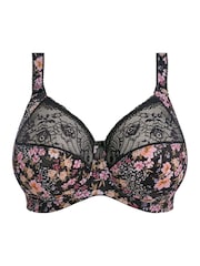 Elomi Summer Garden Morgan Underwire Black Bra - Image 6 of 6