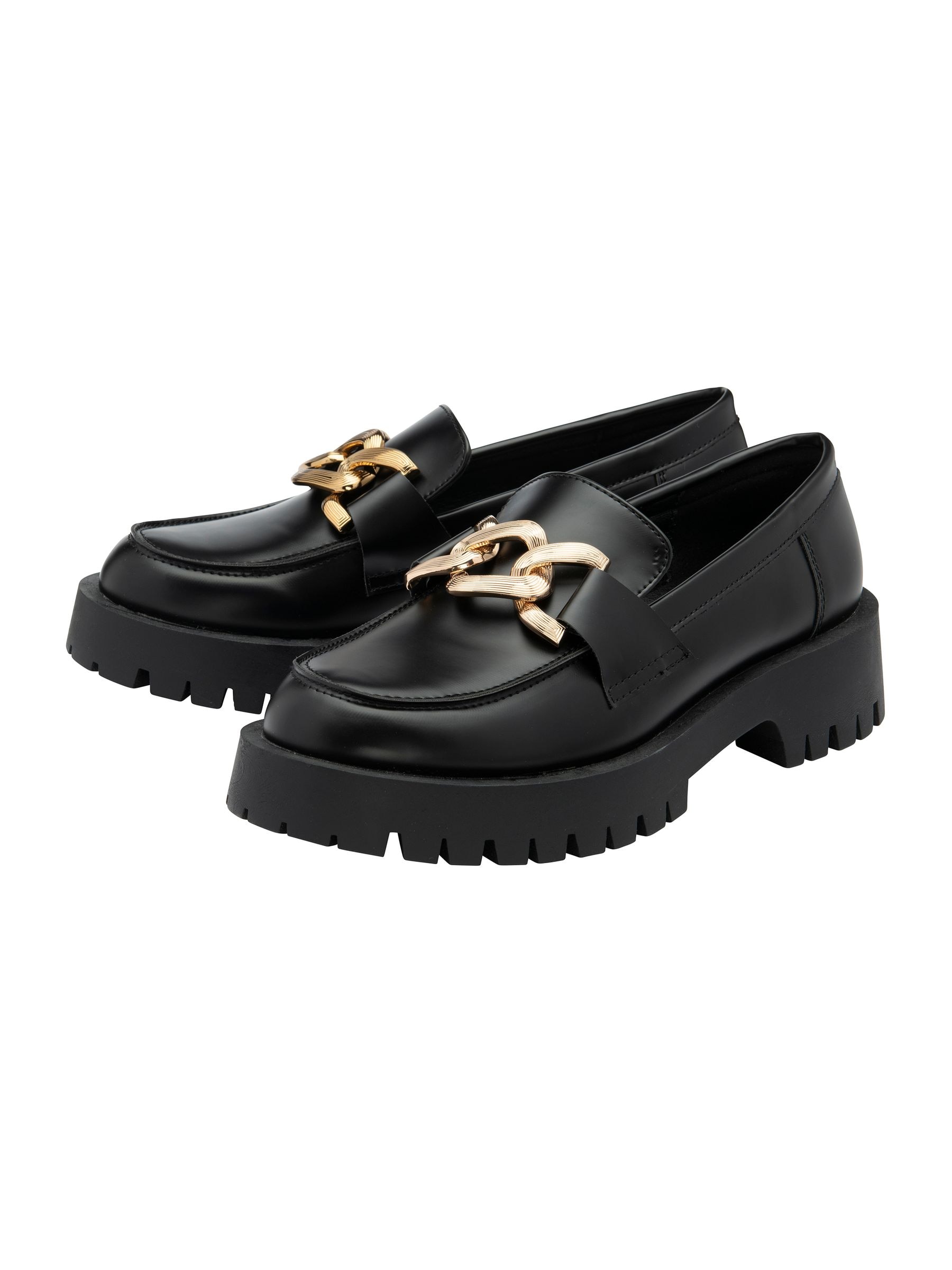 Buy Ravel Black Burgundy Chunky Cleated Sole Loafers from Next USA