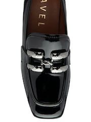 Ravel Black Patent Block Heel Shoes - Image 4 of 4