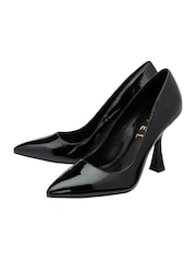 Ravel Black Pointed-Toe Court Shoes - Image 2 of 4