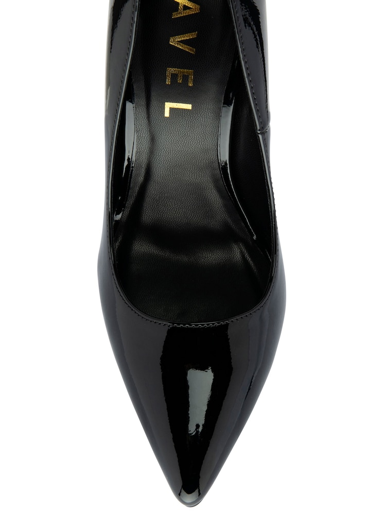 Ravel Black Pointed-Toe Court Shoes - Image 4 of 4