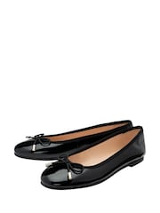 Ravel Floral Black Ballerina Shoes - Image 2 of 4