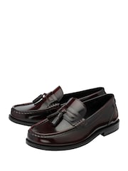 Ravel Red Leather Loafers - Image 2 of 4