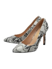 Ravel Grey Stiletto Heel Court Shoes - Image 2 of 4
