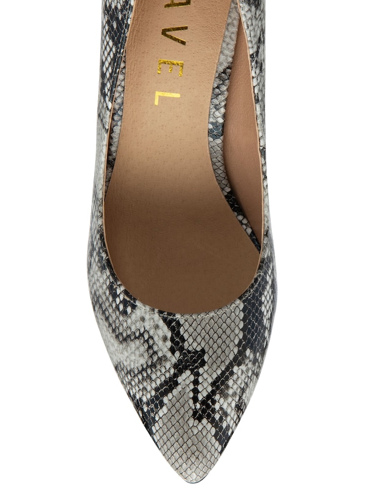 Ravel Grey Stiletto Heel Court Shoes - Image 4 of 4