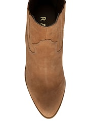 Ravel Brown Suede Pull-On Ankle Boots - Image 5 of 5