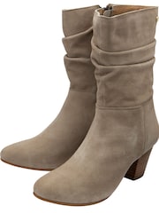 Ravel Natural Suede Mid-Calf Boots - Image 2 of 4