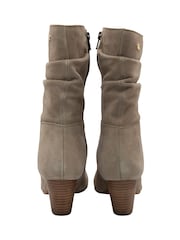 Ravel Natural Suede Mid-Calf Boots - Image 3 of 4