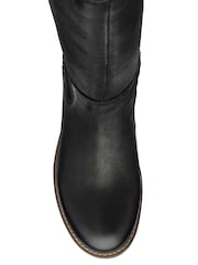 Ravel Black Leather Knee High Boots - Image 4 of 4