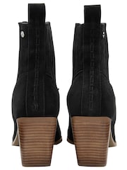 Ravel Black Suede Pull-On Ankle Boots - Image 3 of 4