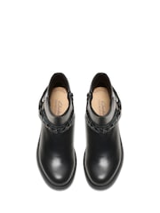 Clarks Black Mushroom Oily Hearth Kaylie Boots - Image 5 of 7